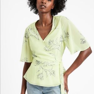 Banana Republic wrap blouse